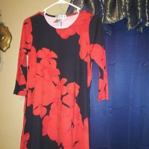 Brand new red and black top size small 5% spandex